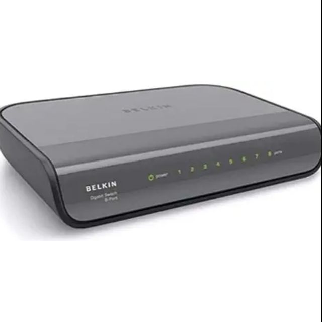 Belkin wired Gigabit Network Switch 8Ports upto 1000Mbps | Shopee ...