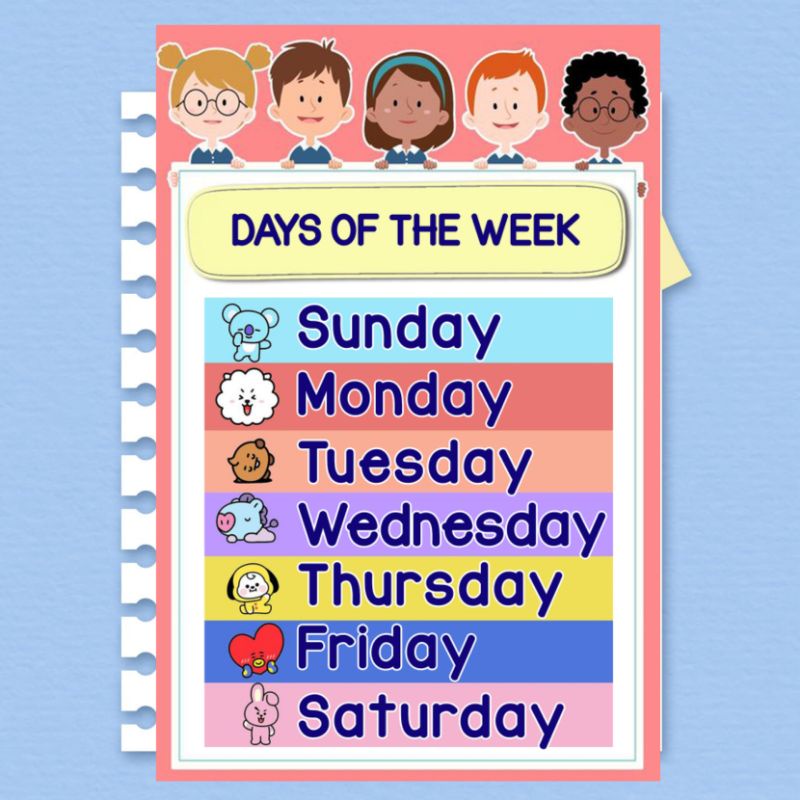 Days Of The Week Tarpaulin Shopee Philippines