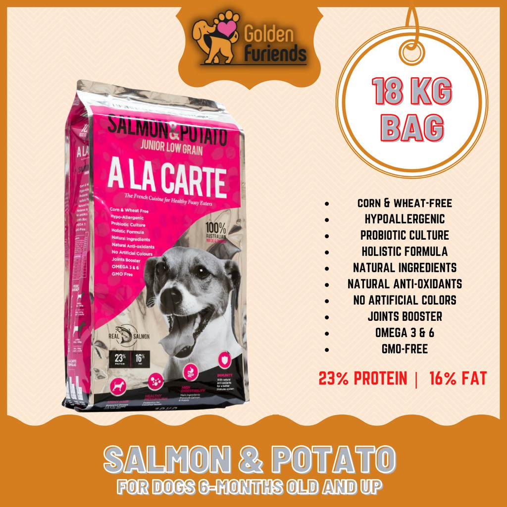 A la hotsell carte dog food