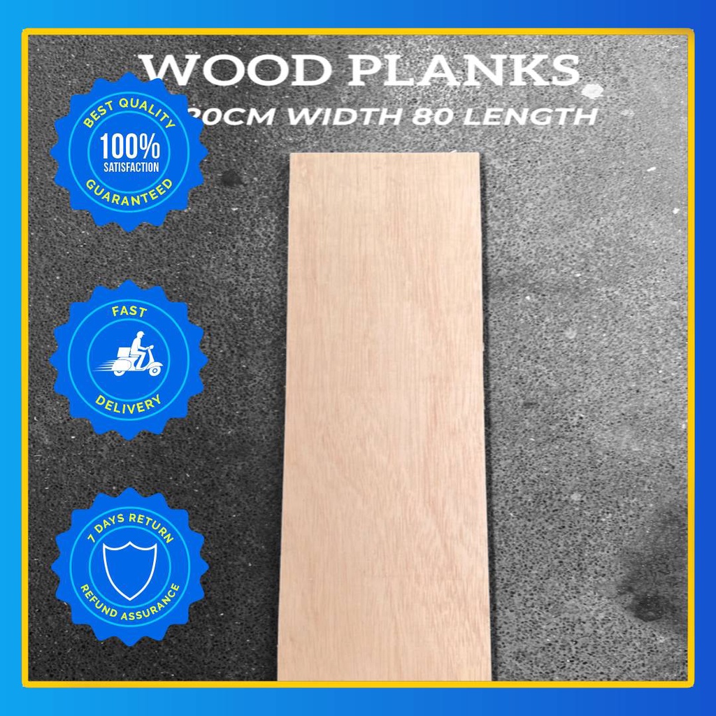 20CM X 80CM High Quality 3/4 Local Plyboard DIY Wood Planks Wall ...