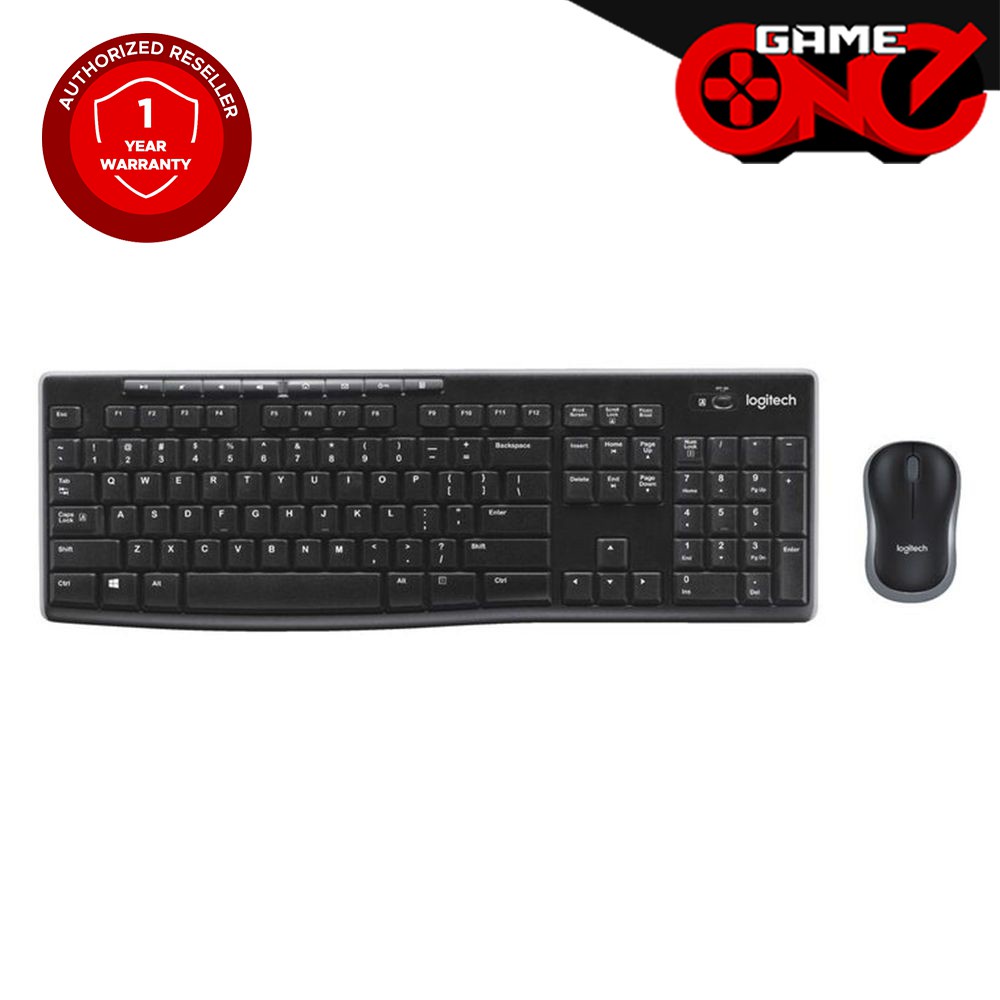 Logitech MK270r Wireless Desktop Keyboard and Mouse Combo Shopee