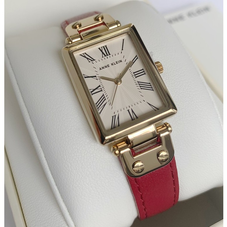 Anne klein outlet rectangular watch