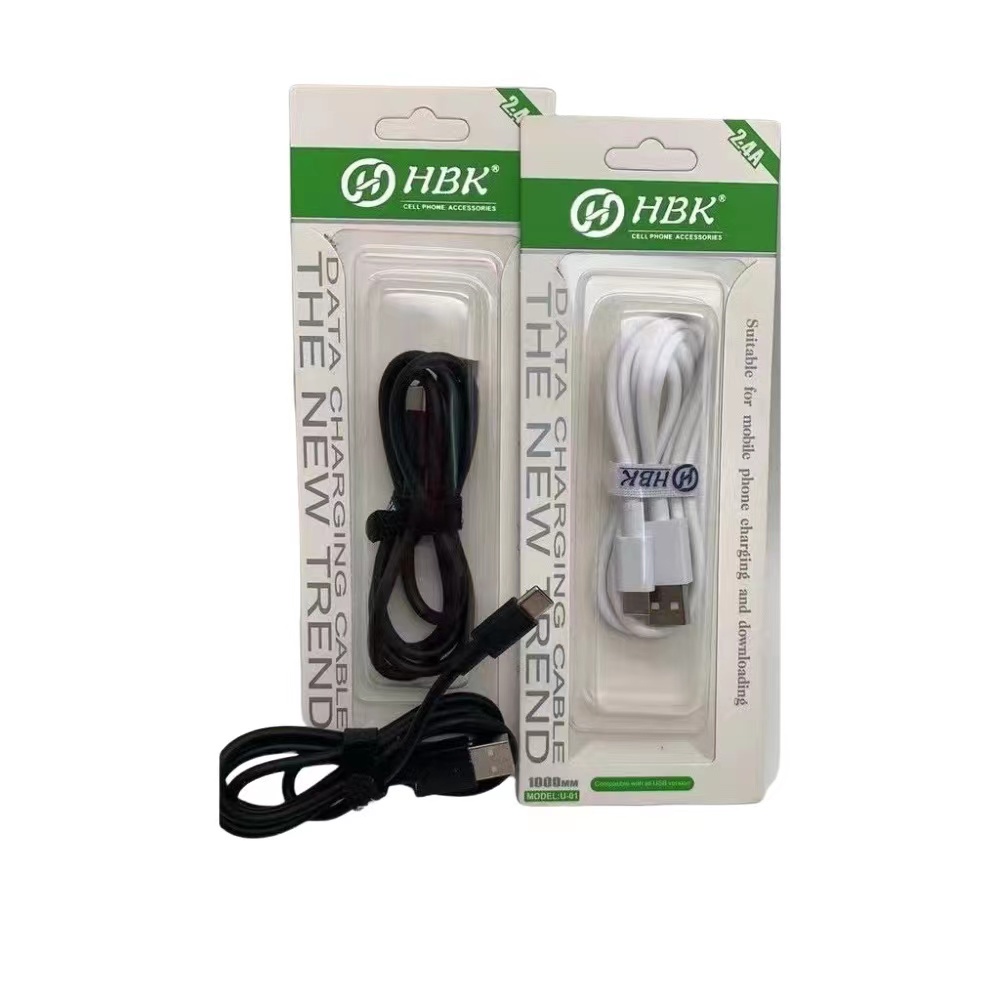 HBK CORD DATA CABLE FOR ANDROID V8 TYPE C 4G 5G 5S PHONE SUITABLE FOR ...
