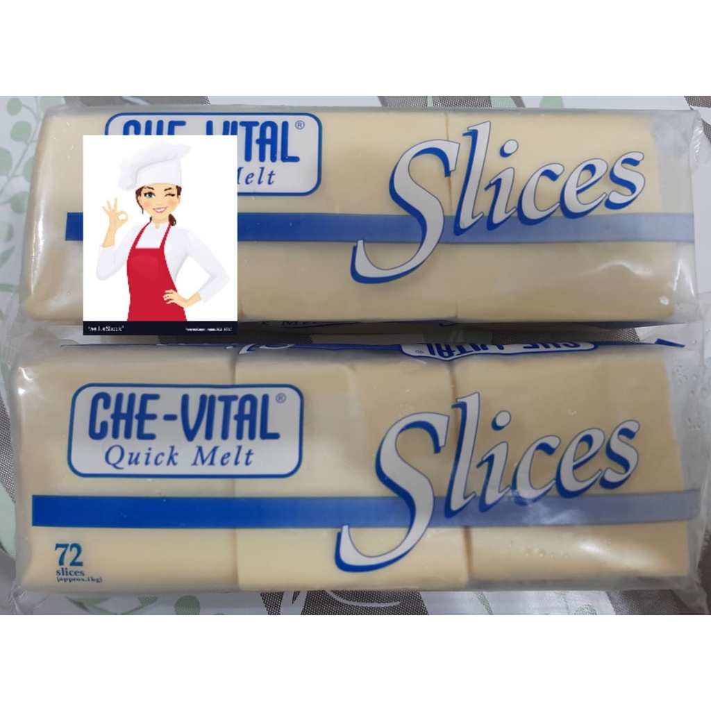 100 Quickmelt Cheese 72 slices 1kg (CheVital) Chevital National