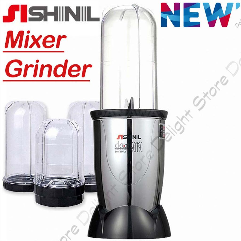 Shinil Korea SFM-656CS Mini Mixer Grinder Blender Juicer | Shopee ...