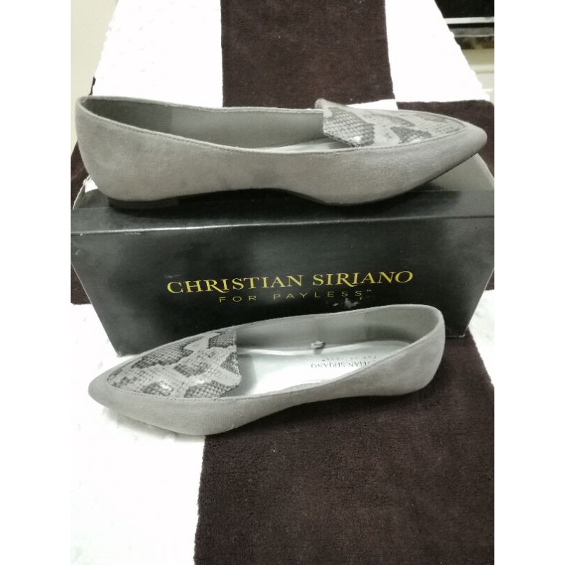 Grey cheap flats payless