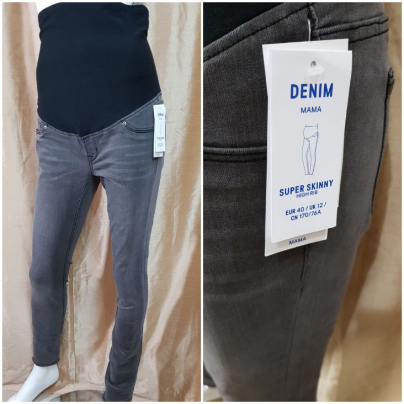 Mama super skinny high rib outlet jeans