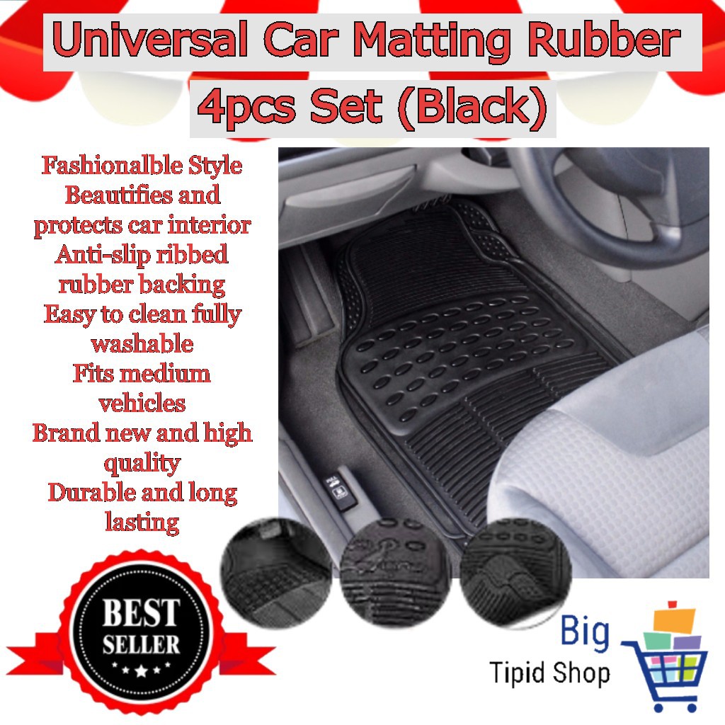 CAR FLOOR MATTING (4PCS.) FOR MITSUBISHI ADVENTURE Washable