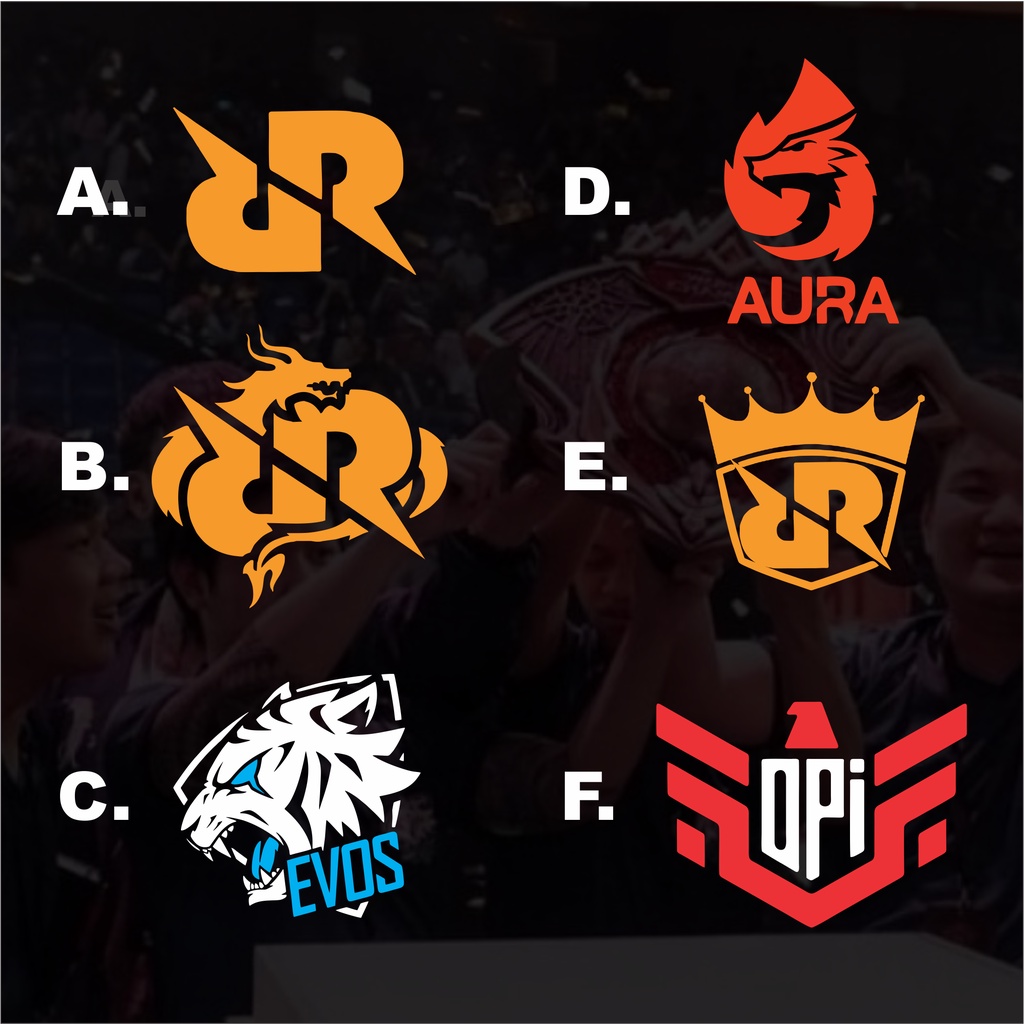 Sticker Cutting Logo Esport Logo Evos,RRQ,Aura Etc | Shopee Philippines