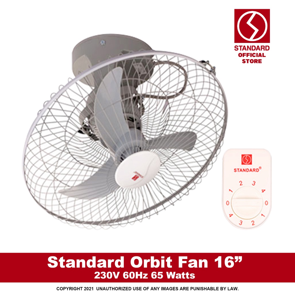 Standard Orbit Fan 16" Plastic Banana Type Blade SOF16B Shopee