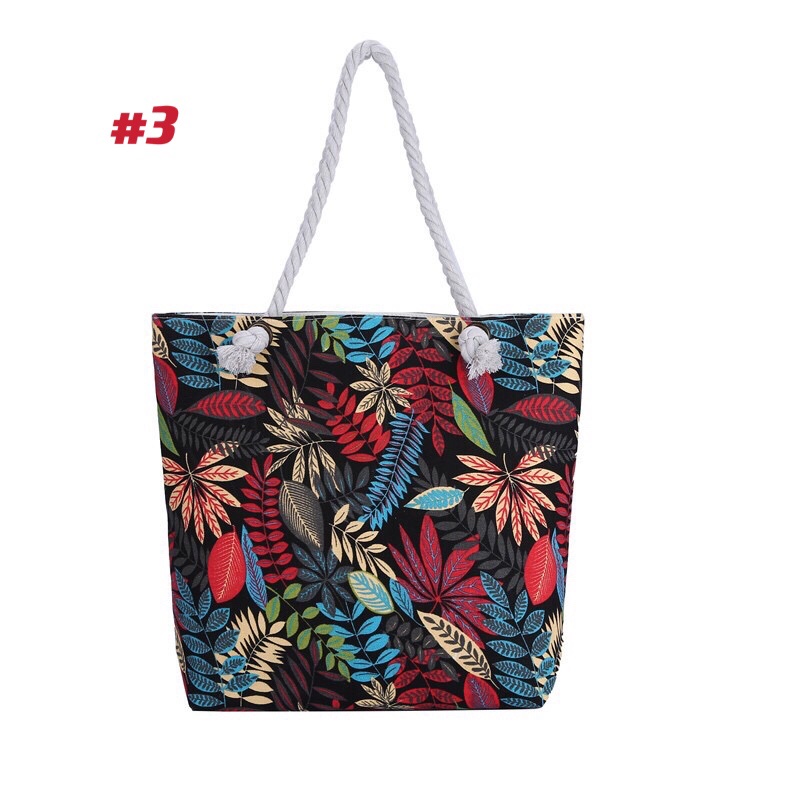 VG Korean Tote bag Shoulder Bag Double Sided Printed Thick Rope Nice ...