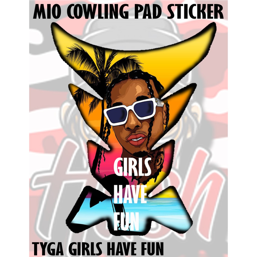 mio cowling pad sticker with free 2 stickers | Shopee Philippines