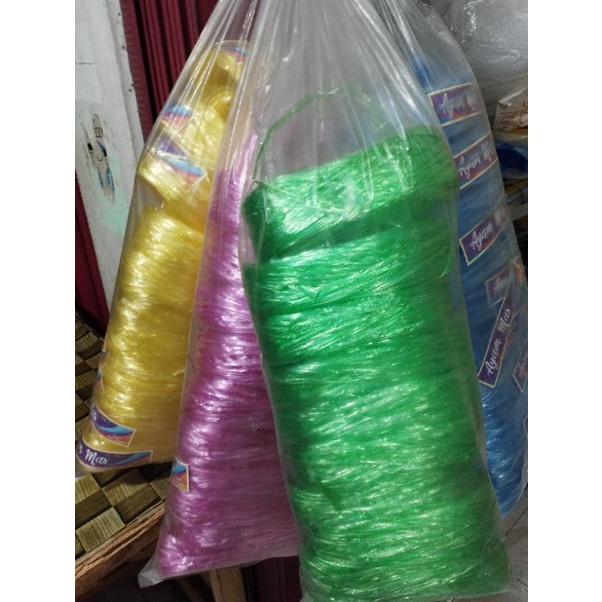 Plastic rope / colorful raffia rope 35gr | Shopee Philippines