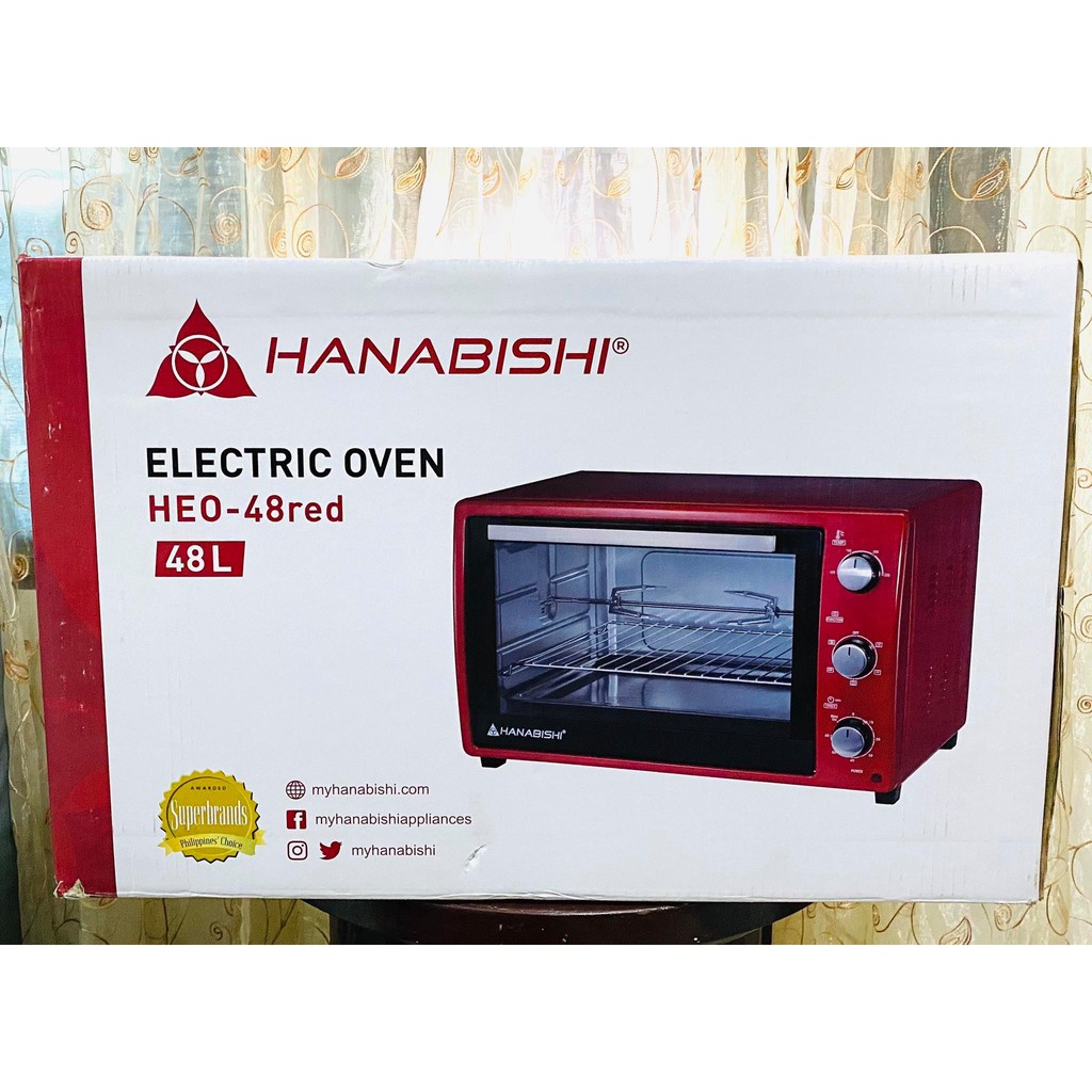 hanabishi-electric-oven-48-liters-convection-shopee-philippines