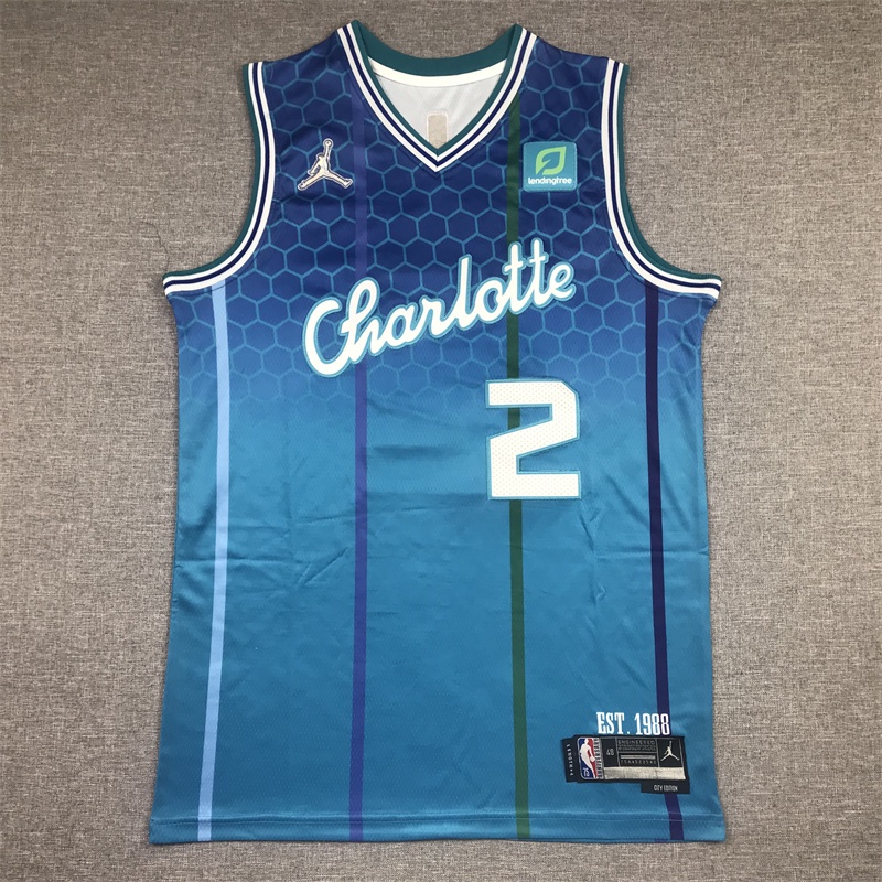 Hornets blue hot sale jersey