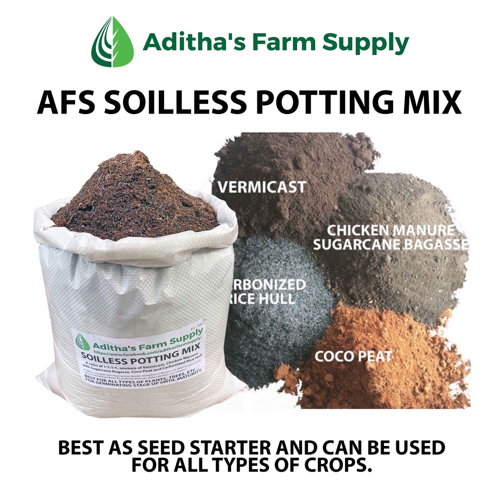 20kg AFS Soilless Potting Mix (Readytouse) Shopee Philippines