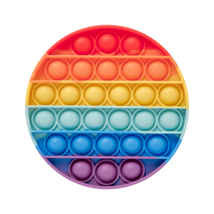 Artbox From Korea Infinite Bubble Wrap Push Pop Rainbow Round Shopee