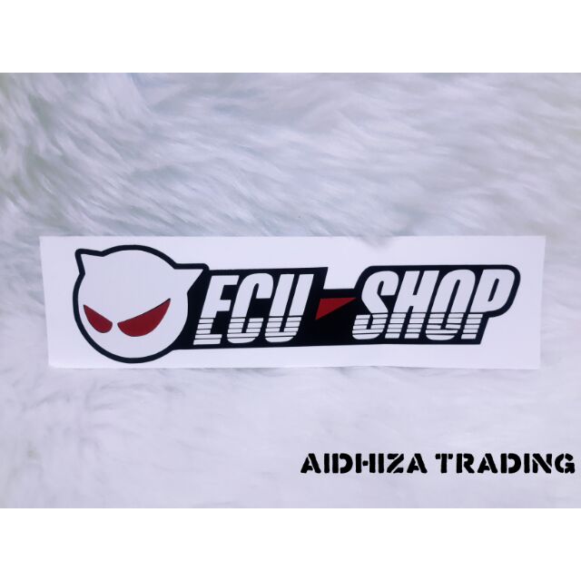 Stiker ecu shop decal sticker potong | Shopee Philippines