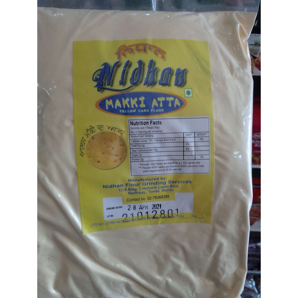 MAKKI ATTA (Yellow Corn Flour) Shopee Philippines