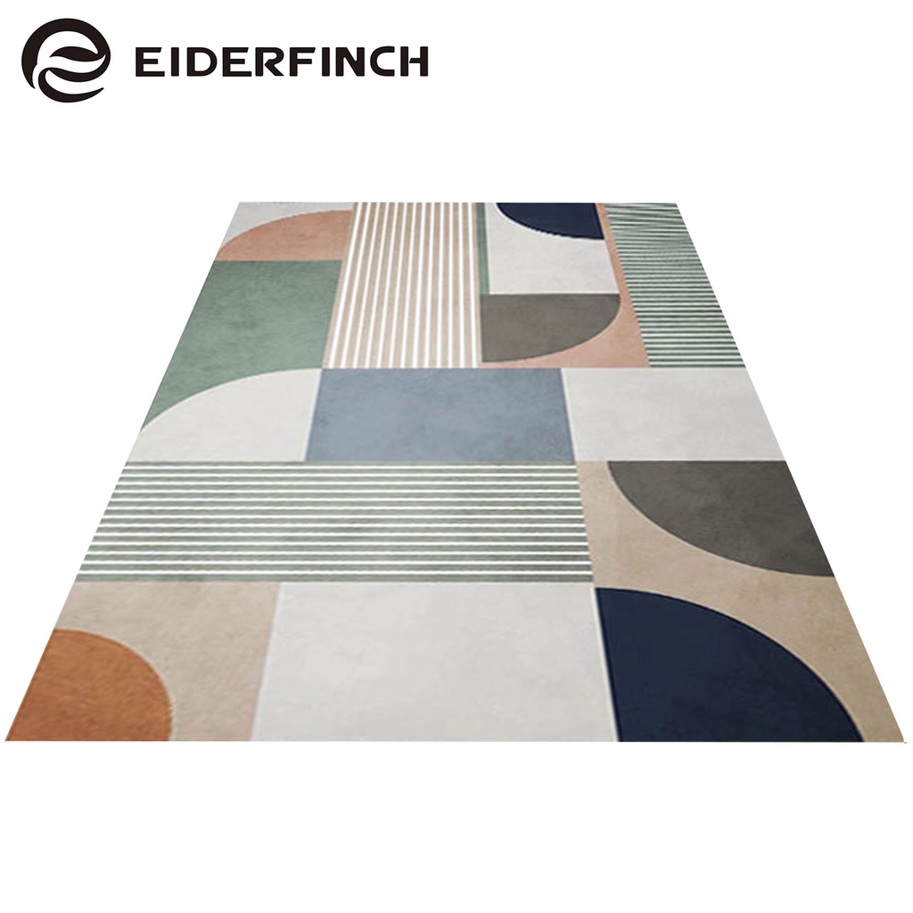 Eiderfinch 120X200Cm Modern Print Carpet For Living Room Bedroom Rug