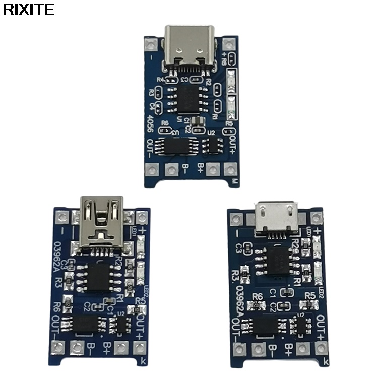 100pcs 5v 1a Type C Micro Mini Usb 18650 Lithium Battery Charging Board