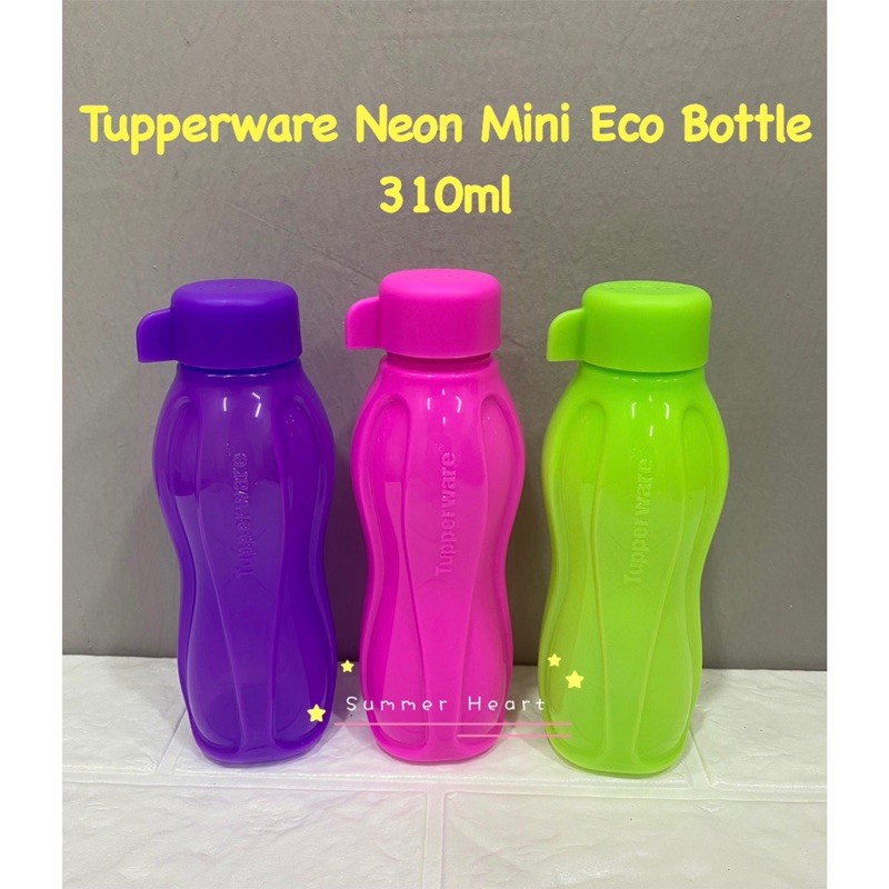 Tupperware Neon Mini Eco Bottle Screw Cap 310ml (1pc/full set) | Shopee ...