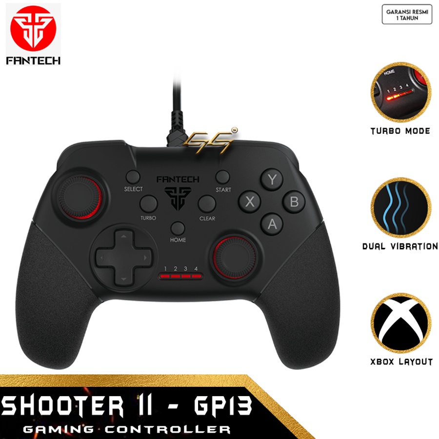 Gamepad Fantech Shooter II GP13 GP-13 Gaming Controller USB Joystick ...