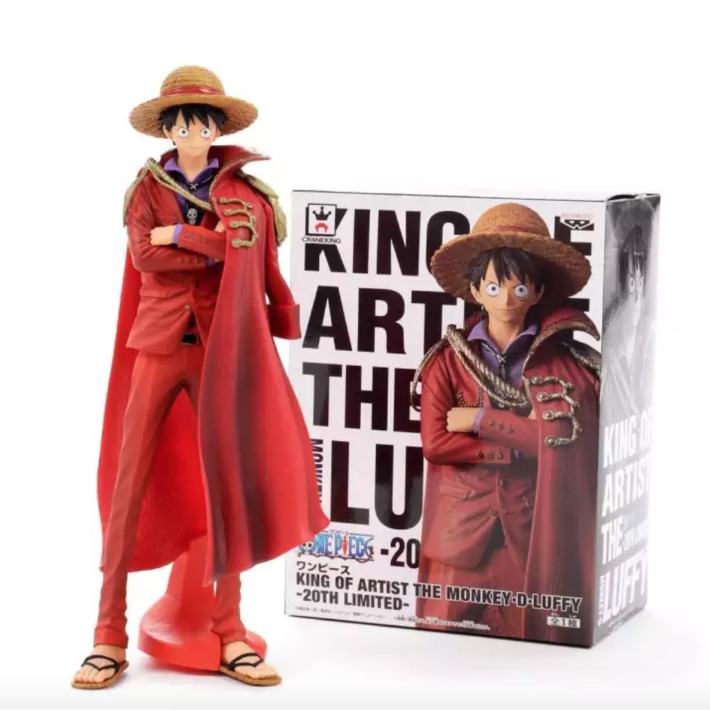 One Piece 20th Anniversary Luffy King Of Artist Action Figure Toy 