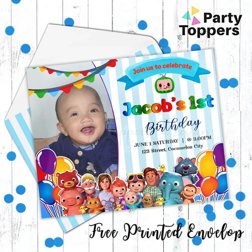 Invitation Birthday and Christening Invitation Cards