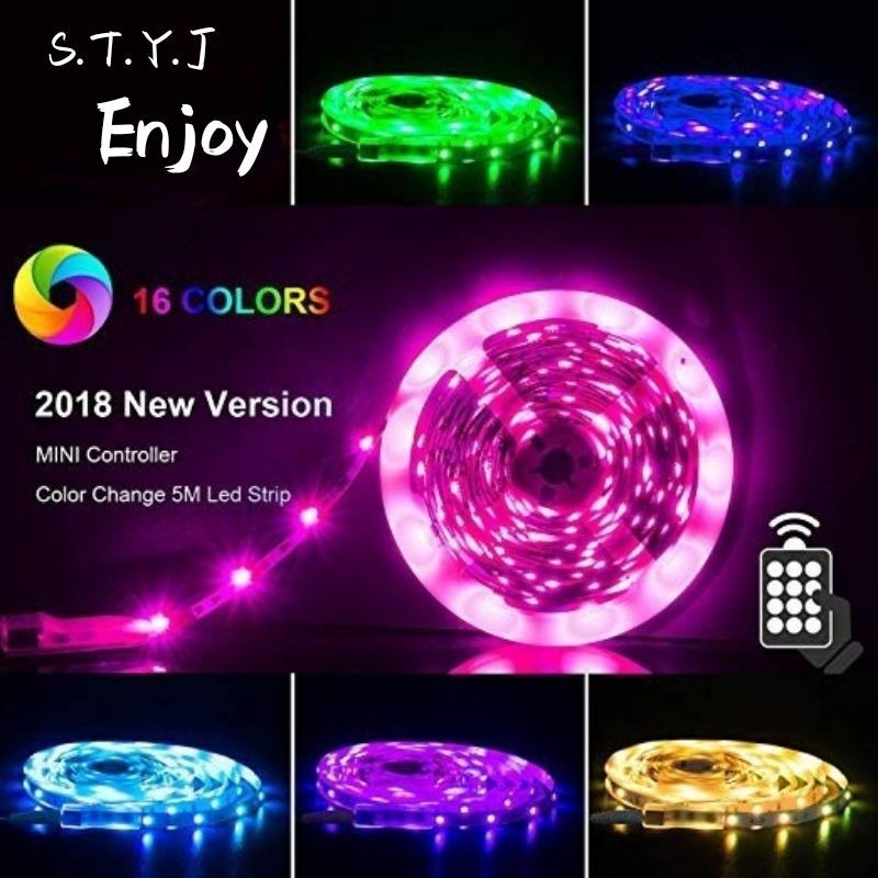 LED RGB Strip Light SMD Flexible Light 5m/10m | Shopee Philippines