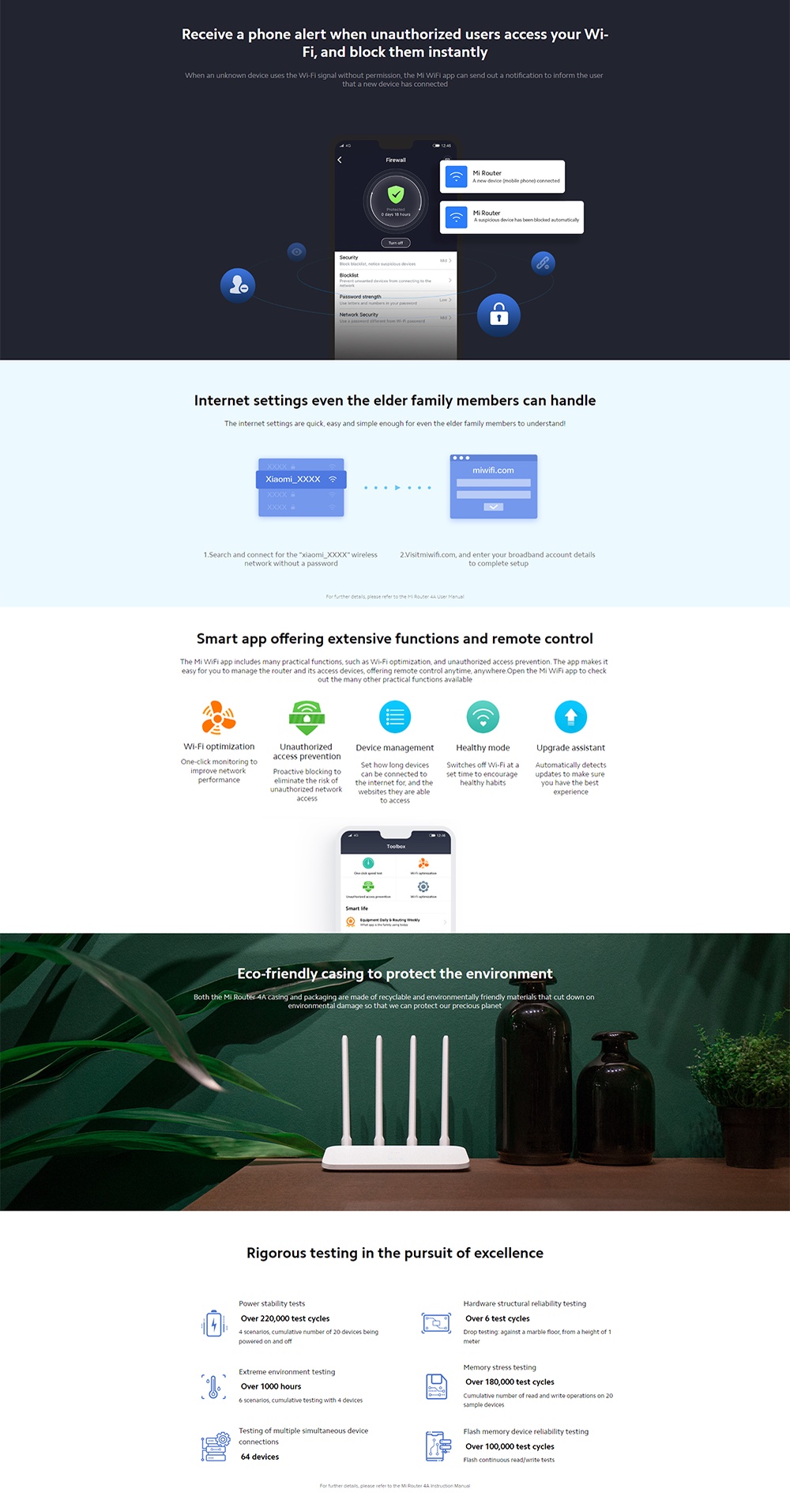 Xiaomi Mi Router 4A 5G Wifi High-Speed Dual Band AC1200 Router 64MB RAM ...