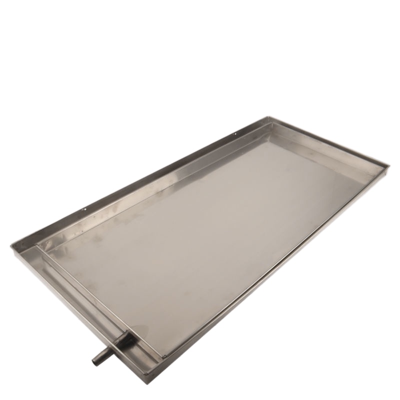 Air conditioning water tray outdoor unit water tray with drain pipe