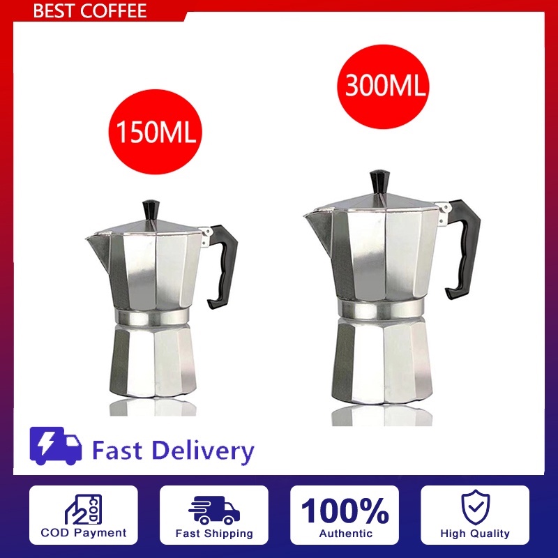 Coffee Maker Aluminum Espresso Percolator Pot Coffee Maker Moka
