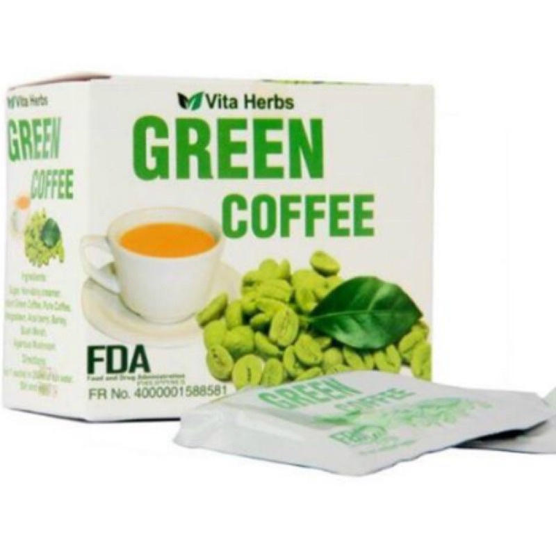Vita Herbs Green Coffee (10 sachets x 21g) Shopee Philippines