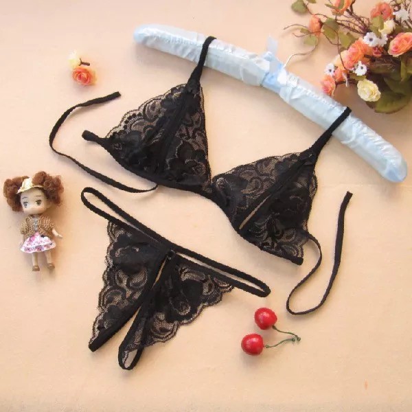 Women Sexy Lingerie Set Sexy Thong Set Open Bra Open Thong