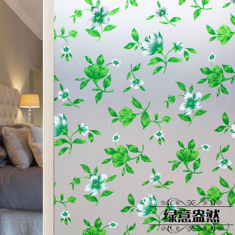 45/60CM Frosted glass paste transparent opaque selfadhesive shading window paste toilet