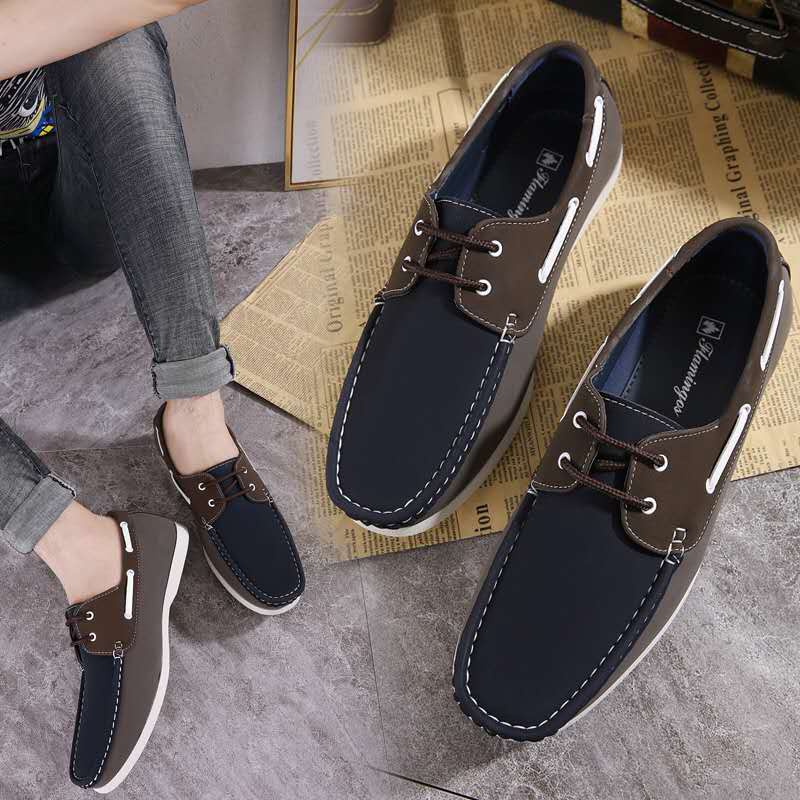 Men's casual slip on fashion Doudou shoes W999-1 | Shopee Philippines