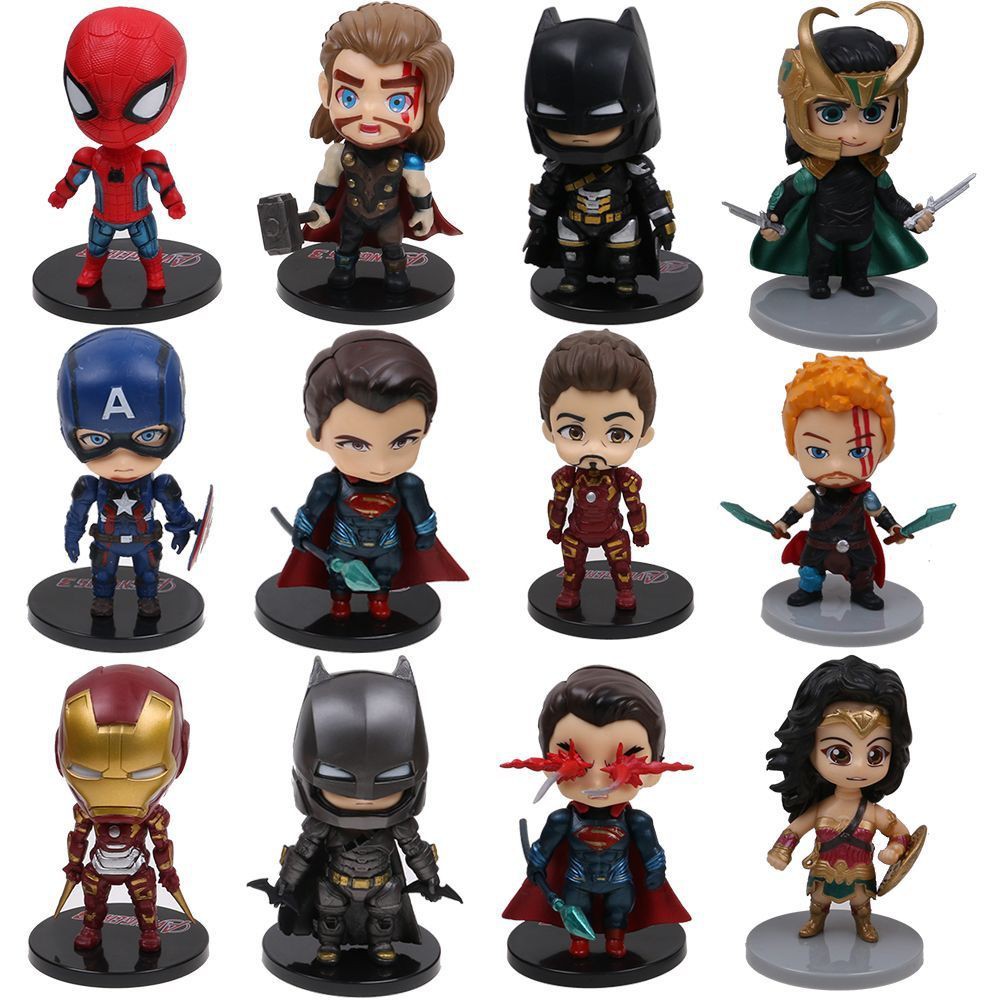 One Set Six Types Avengers Spider-Man/Iron Man Justice League Batman ...