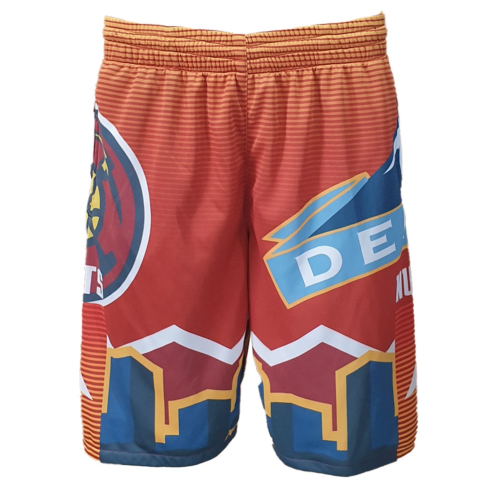 Denver Nuggets 2021 City Edition Full Sublimation Basketball Short