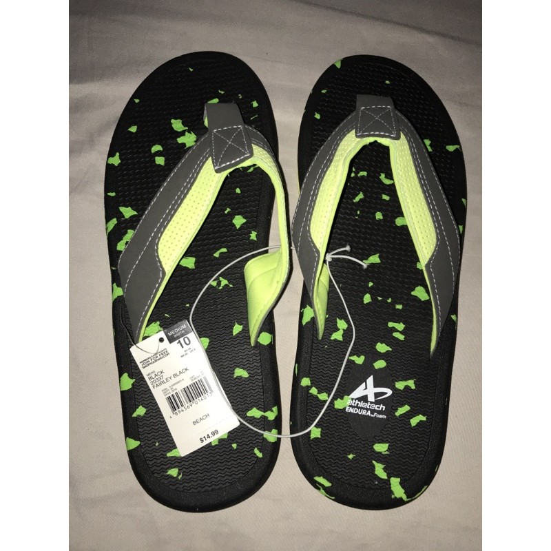 Brandnew Athletech Endura Foam Mens Flipflops Size 10 US Shopee