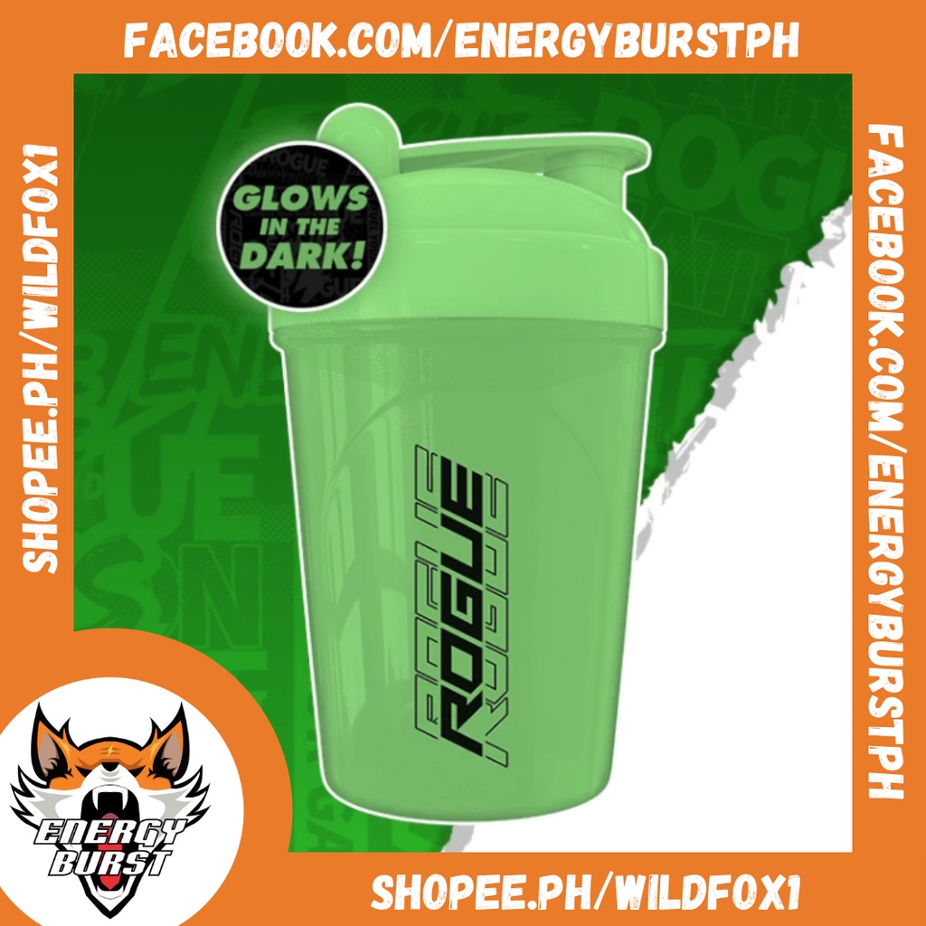 Rogue Energy Glowy McShaker Cup 16oz (US Brand) | Shopee Philippines