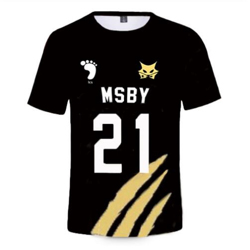 Haikyuu MSBY Black Jackals Jersey Hinata Meian Bokuto Miya Cosplay ...