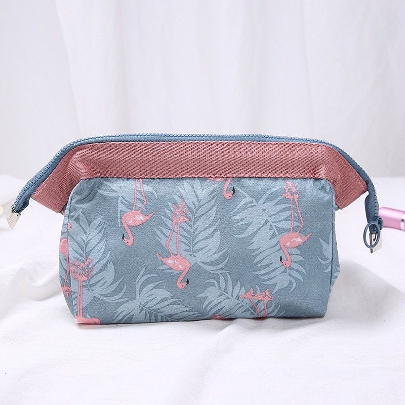 Korean Pouch Nylon Cosmetic Travel Make up Bag Zipper Waterproof Women ...