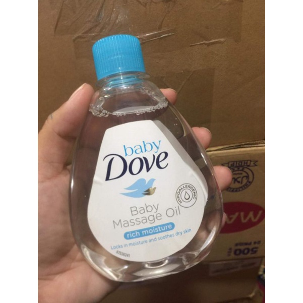 Dove Baby Massage Oil Rich Moisture 200ml Shopee Philippines