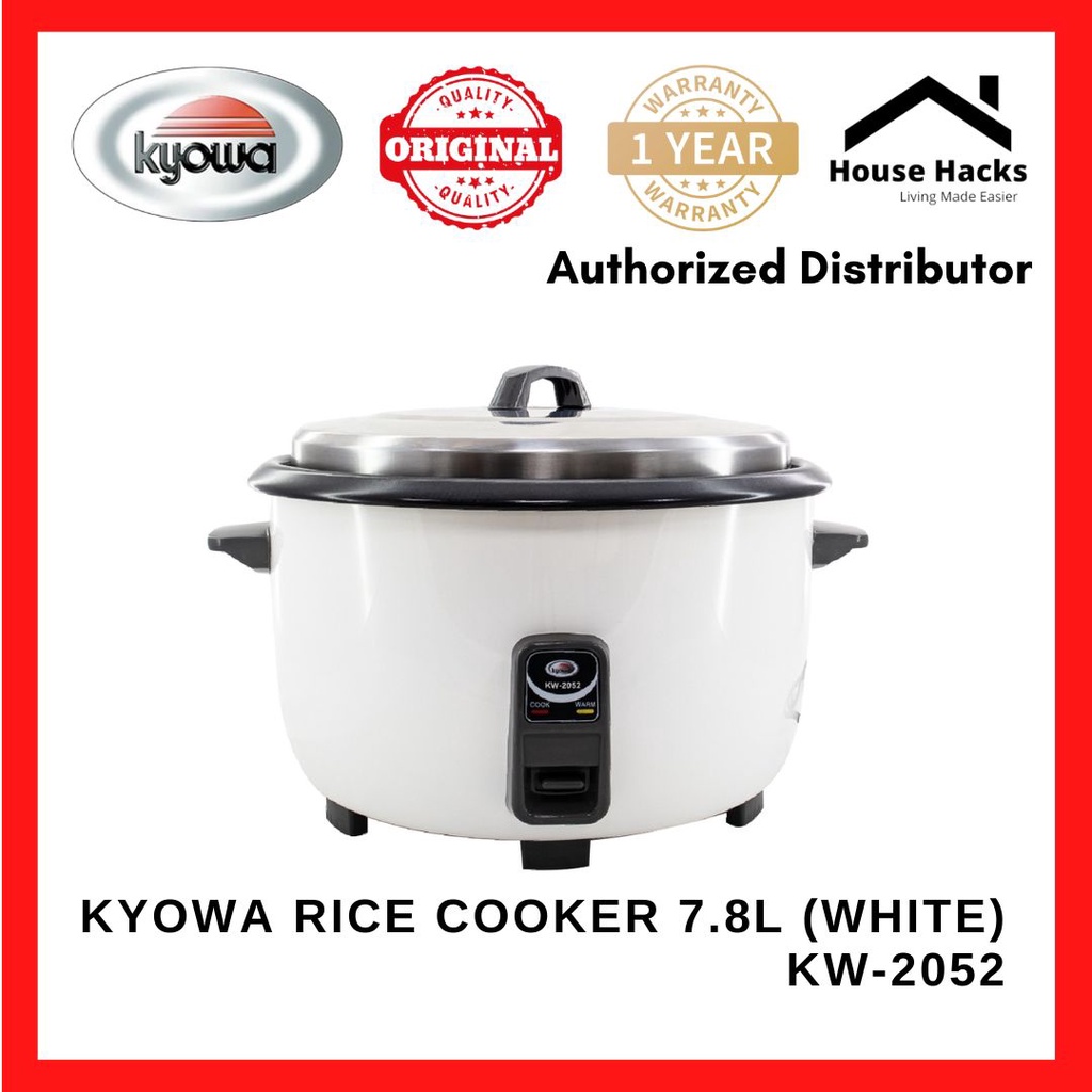 Kyowa Rice Cooker 7.8L (White) KW2052 (House Hacks) Shopee Philippines