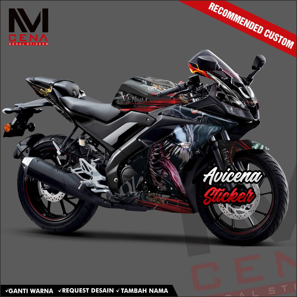 Sticker Decal r15 v3 full body Decal Sticker Yamaha r15 v3 Striping r15 ...