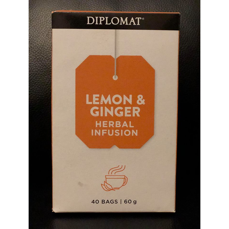 Diplomat Lemon And Ginger Herbal Infusion 40 Bags 60 Grams Shopee Philippines 3623