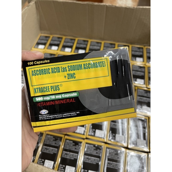 xtracee plus zinc Xtracee Plus Sodium Ascorbate Zinc Sulfate Shopee
