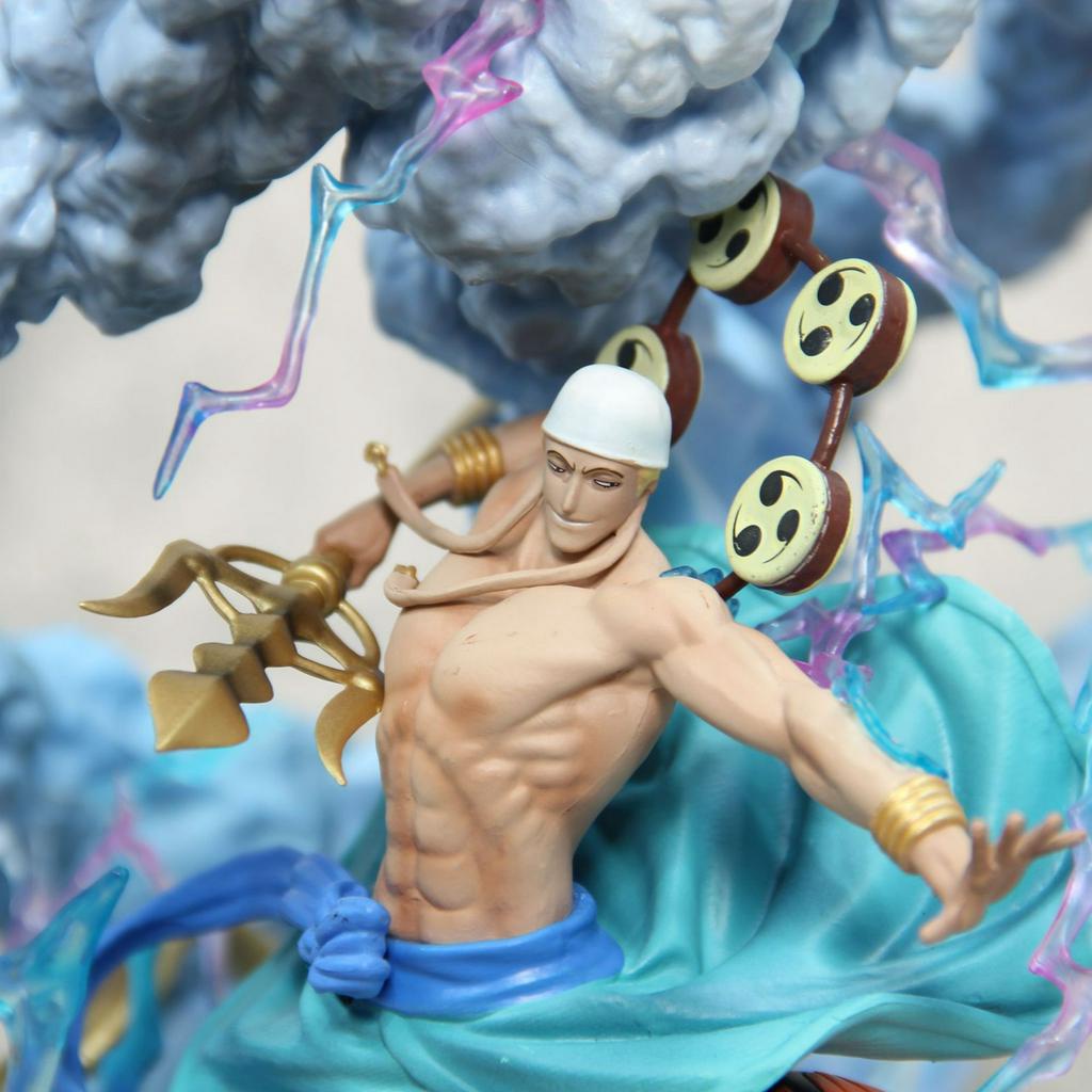 Little akiba Anime one piece enel figure model toy with box | Shopee ...