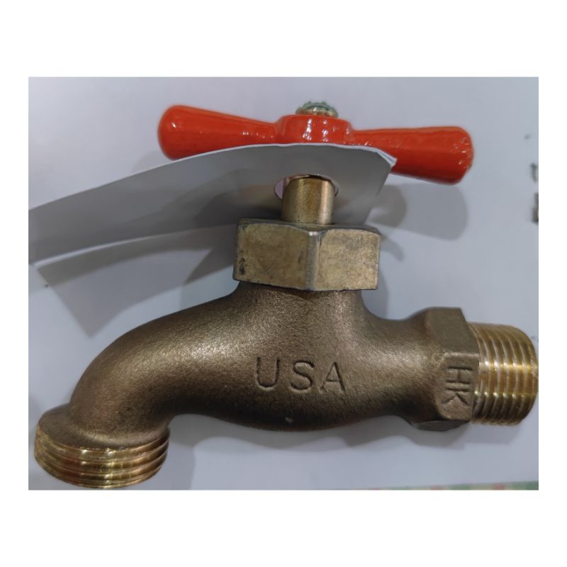 Brass faucet Heavy duty 1/2 Hose Bibb Plain Bibb | Shopee Philippines